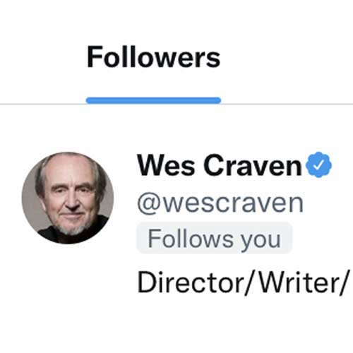 The Master of Horror likes me